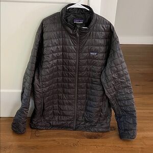 Patagonia Men's Dark Gray Puffer Jacket